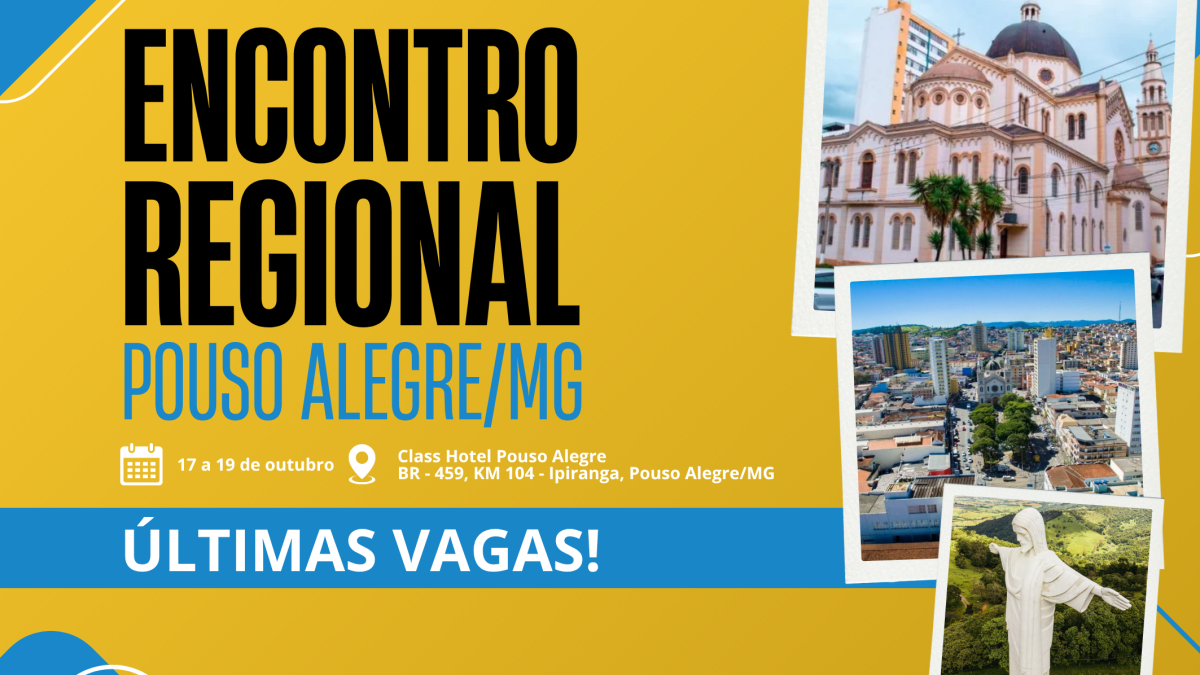 Últimas vagas para o Encontro Regional do Recivil em Pouso Alegre